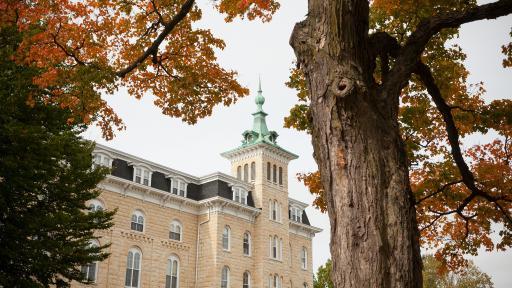Old Main in the Fall